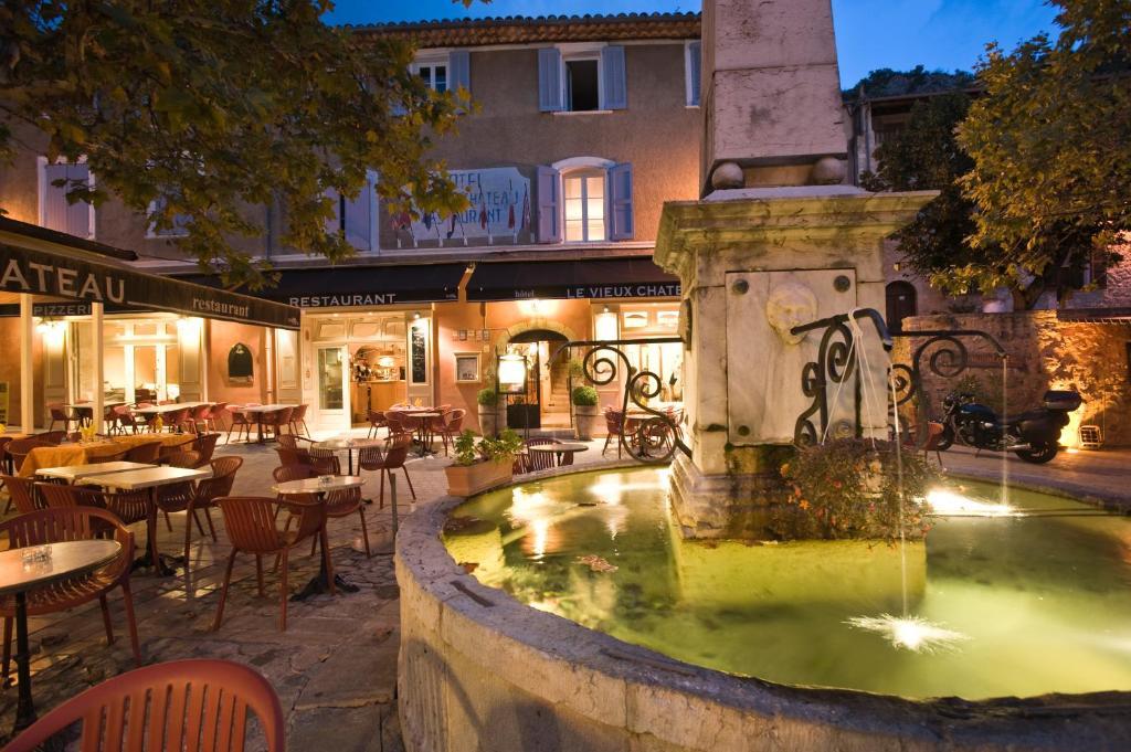 Le Vieux Château Aiguines Exterior foto